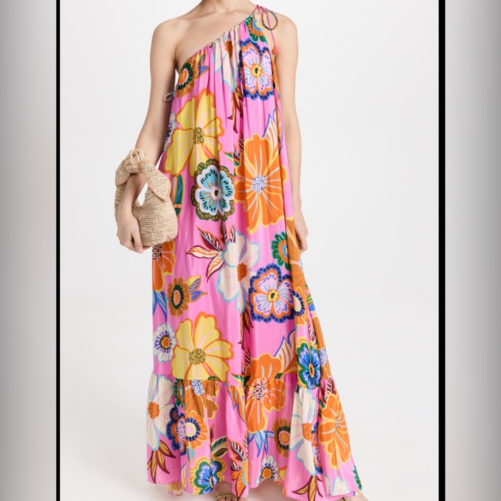 Farm Rio Pink Full Garden Maxi